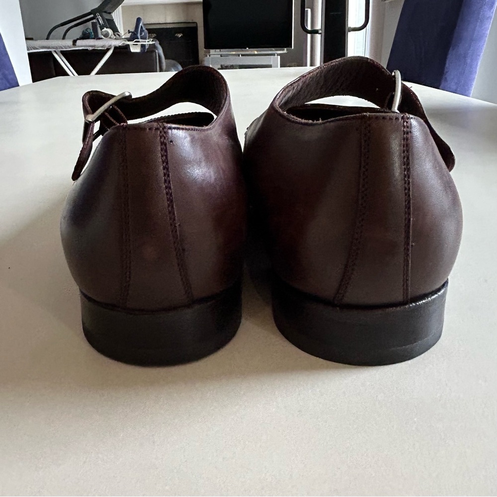 Men’s F&D Forward brown leather classic shoe , Size 44 UK , 10.5-11 U.S. - Picture 6 of 10